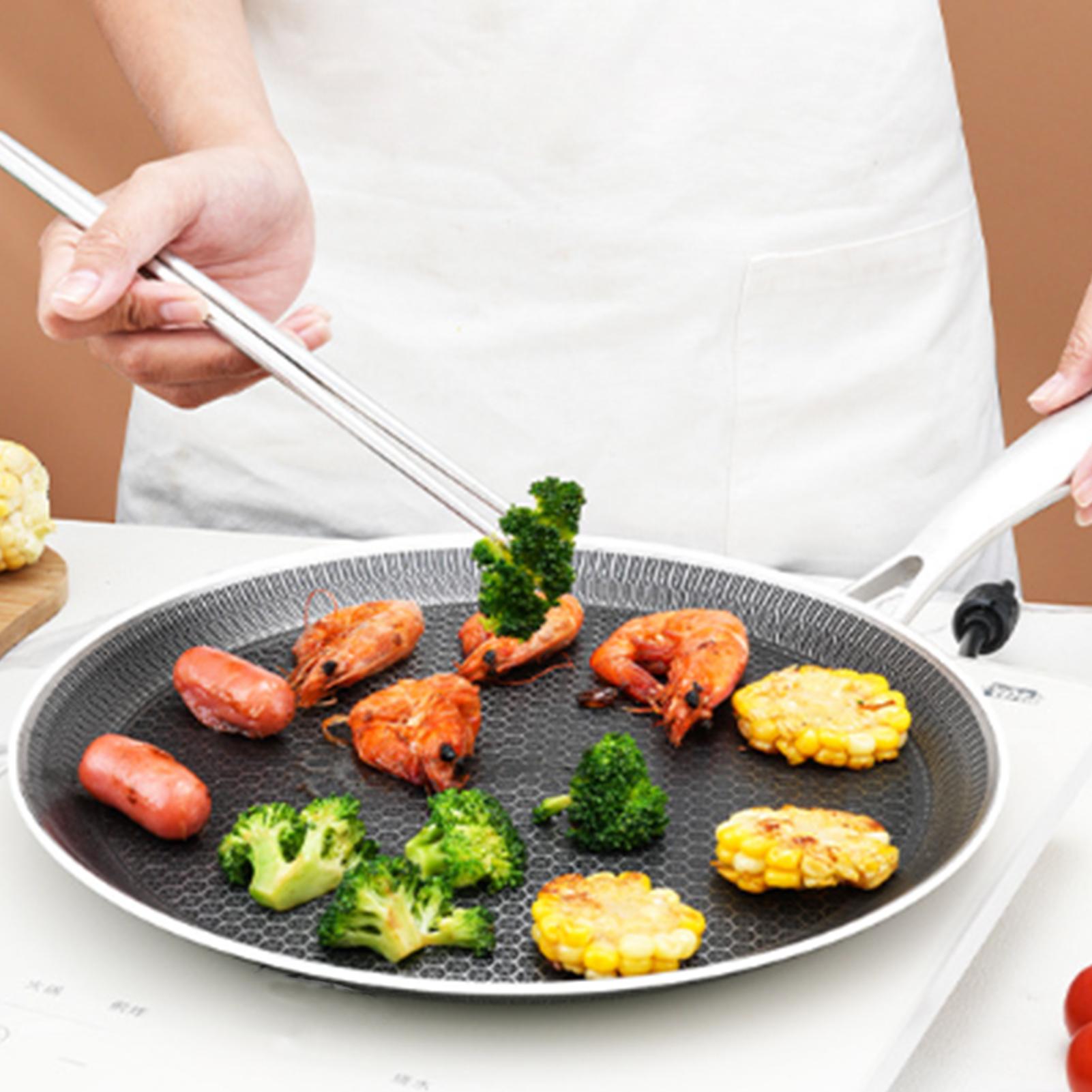Camping Cooking Without Gas - Pancake Pan Honeycomb Coating Pot Non-Stick