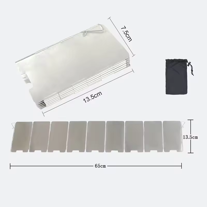 Camping Cooking Hob - Outdoor Stove Wind Shield Camping Windscreen