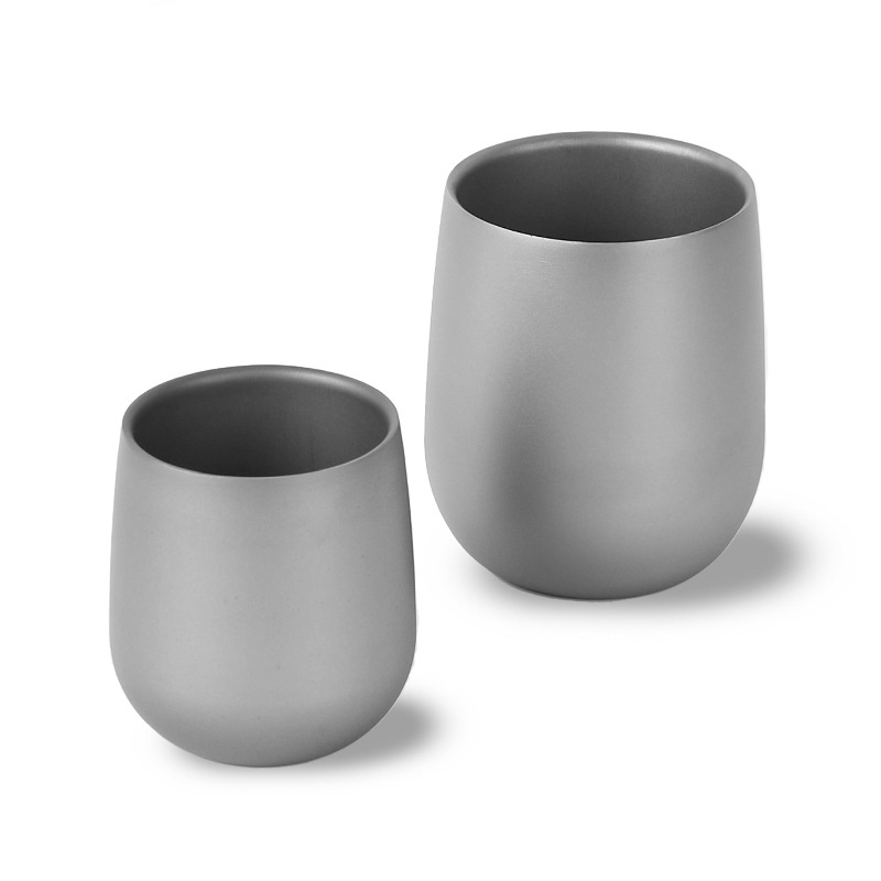 Camping Cooking And Drinking - Titanium Cup Insulated Double Wall Drink