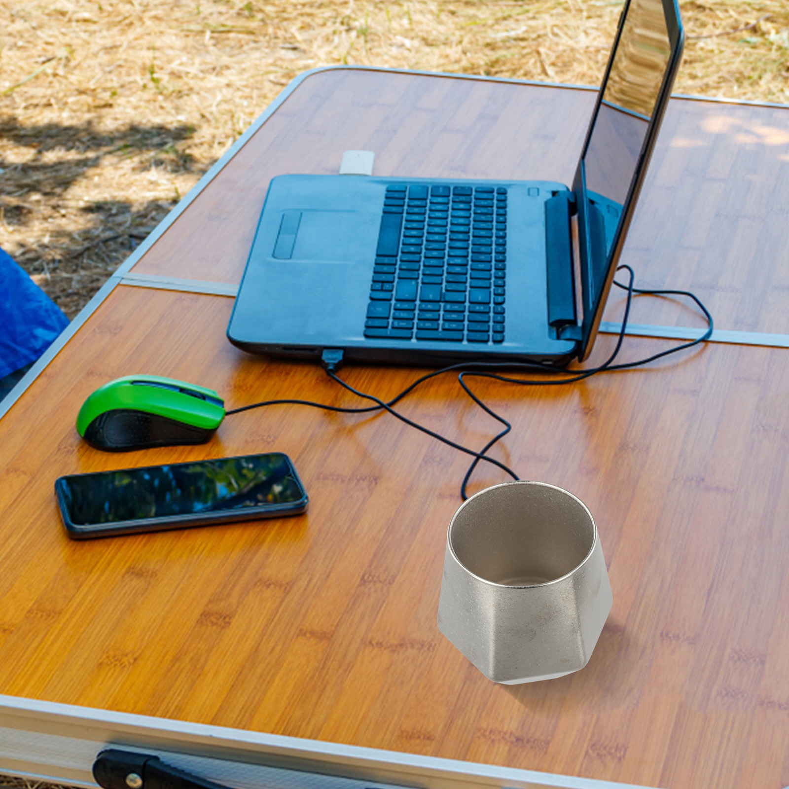 Camping Cooking And Drinking - Ti Insulated Cup Double-Walled Drinking Cup