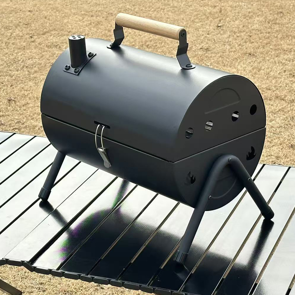 Camping Cooking - Portable Charcoal Grill, Small Tabletop Barbecue