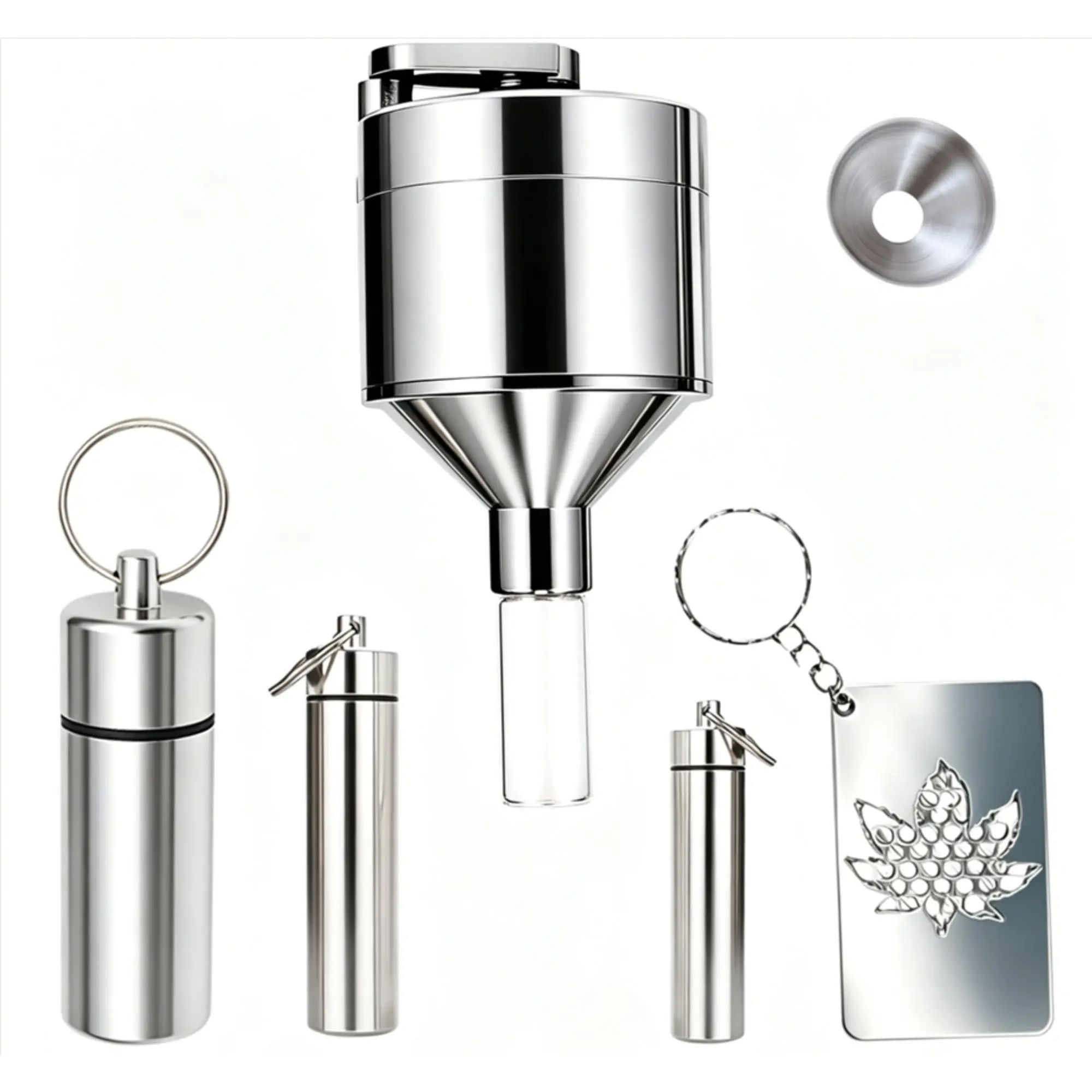 Spice Kit Compact - Compact Spice Grinder Kit with Vials