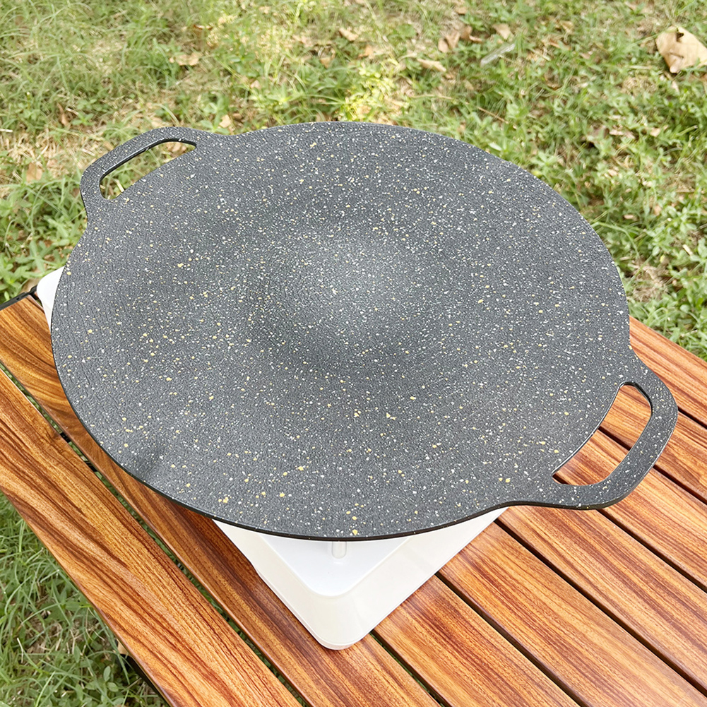 Camping Cooking Without Gas - Baking Dishes Pans Non-stick Oil Frying