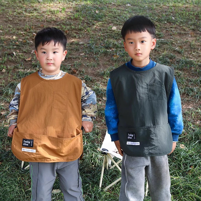 Oilproof Waterproof Kids Apron - Camping Cooking And Drinking review and price