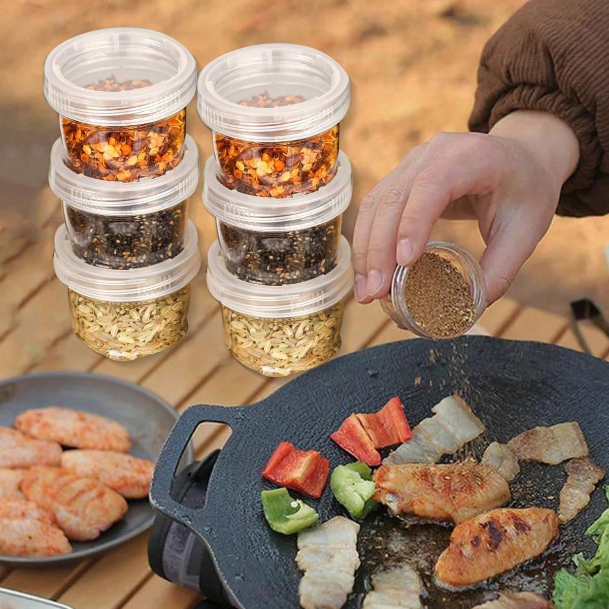 1Pc & 5Pcs Portable Travel Sea - Spice Kit Compact review and price
