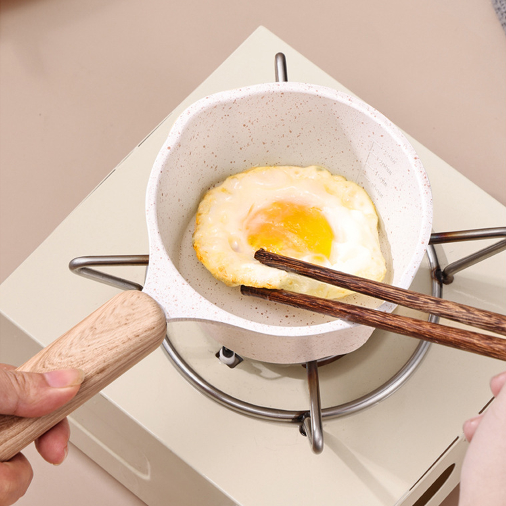 Mini Boiling Pan Wooden Handle - Camping Cooking Candle review and price