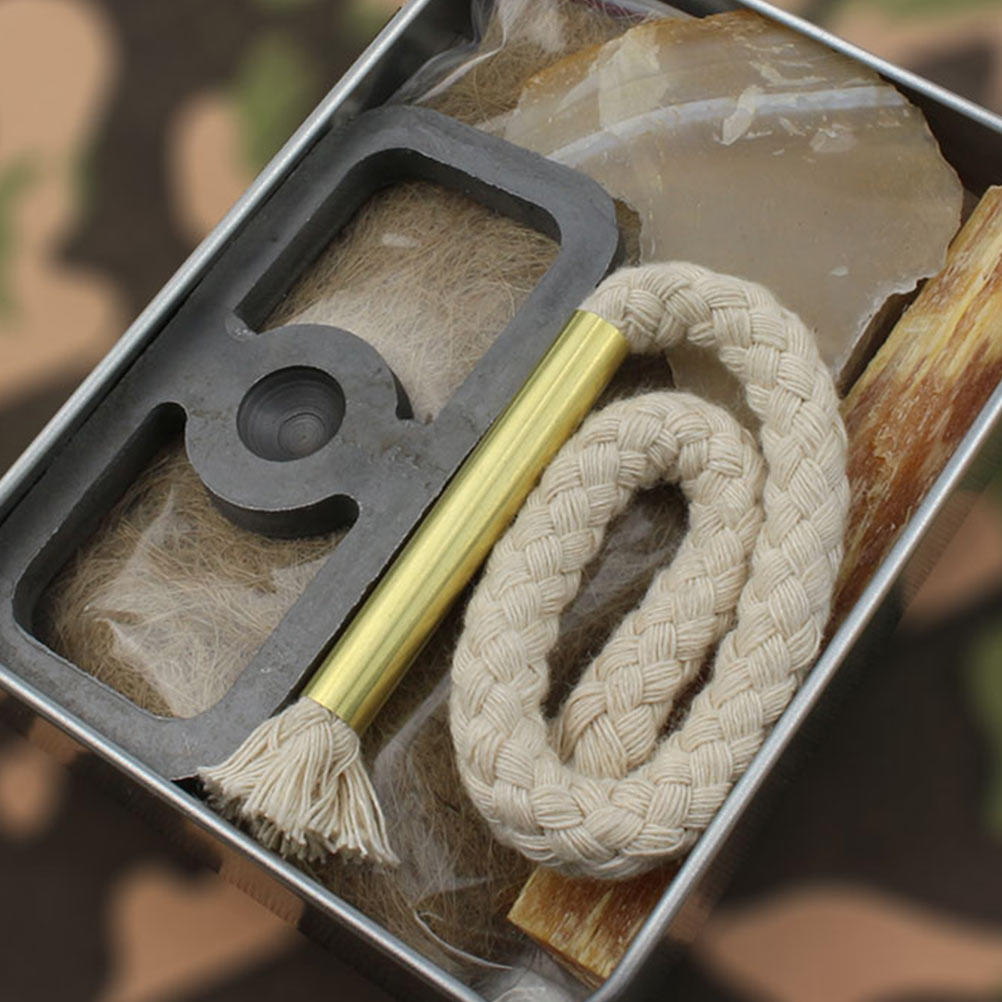 1Set Fire Starter Cotton Rope  - Camping Cooking Tool Set review and price