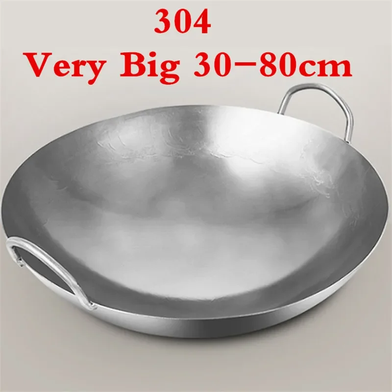 304 stainless steel wok 50 60  - Camping Cooking Without Gas review and price