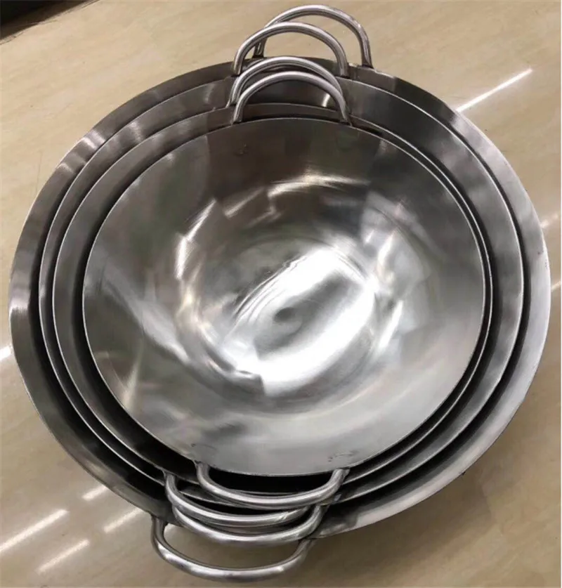 304 stainless steel wok 50 60  - Camping Cooking Without Gas review and price