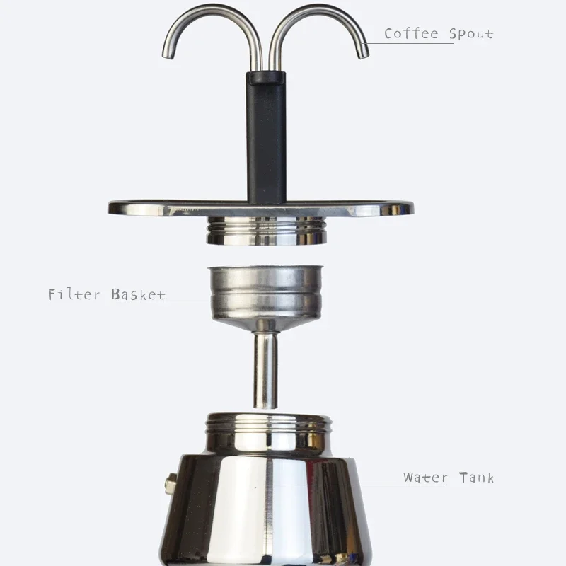 200ML Mini Moka Pot Double Tub - Pocket Coffee Maker review and price