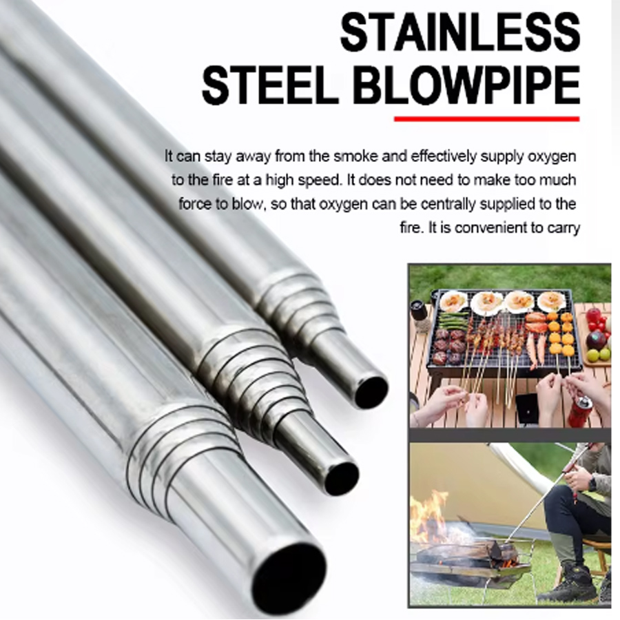Stainless Steel Blowpipe Pocke - Camping Cooking Candle review and price