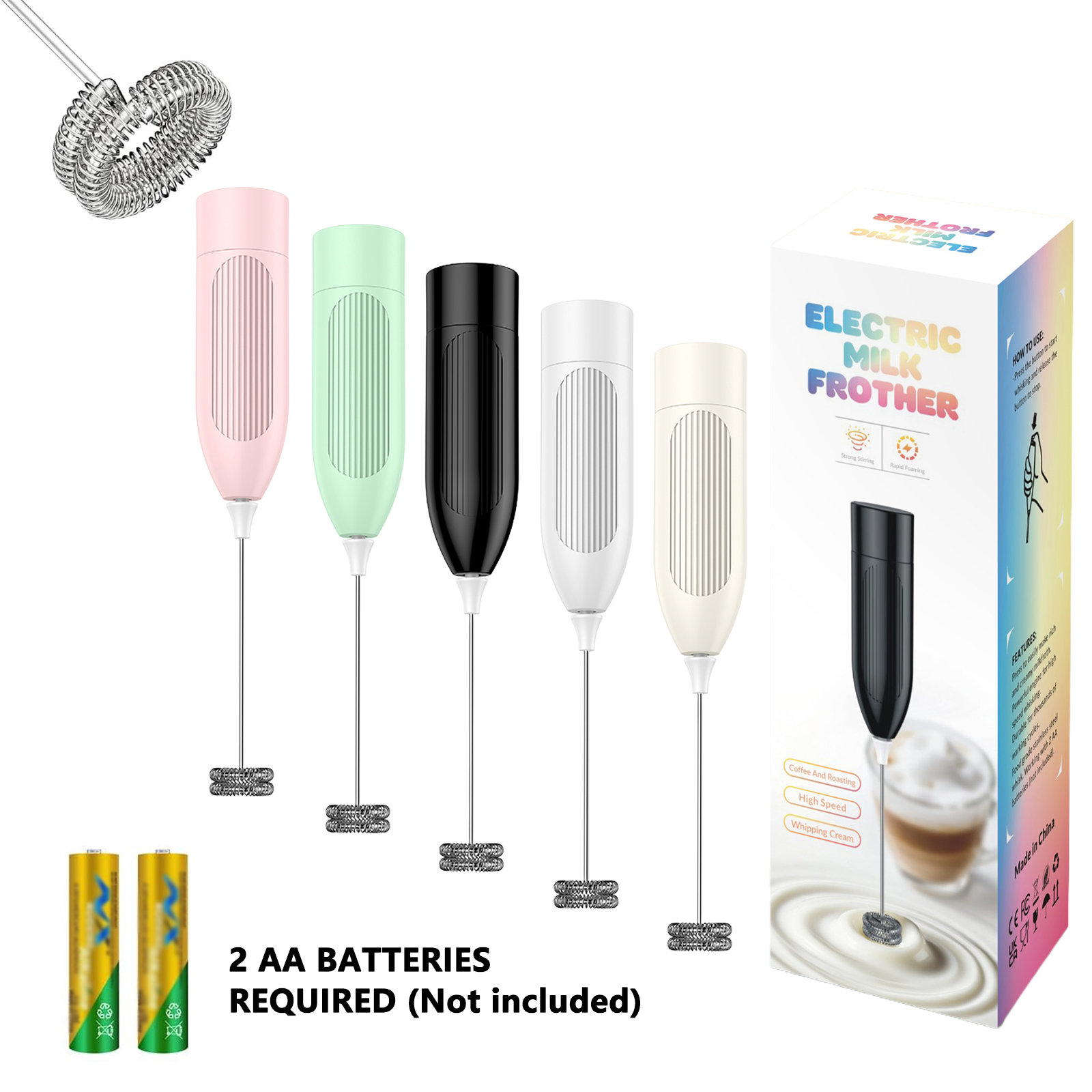 Milk Frother Handheld Electric - Pocket Coffee Maker review and price