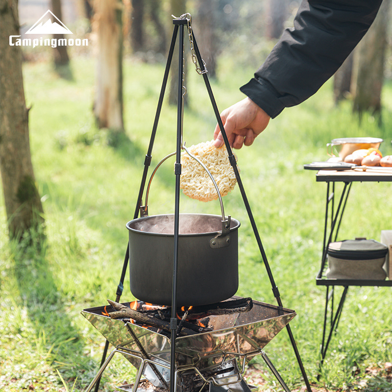 CAMPINGMOON MS-105-BK MS-105-B - Camping Cooking Multi Tool review and price