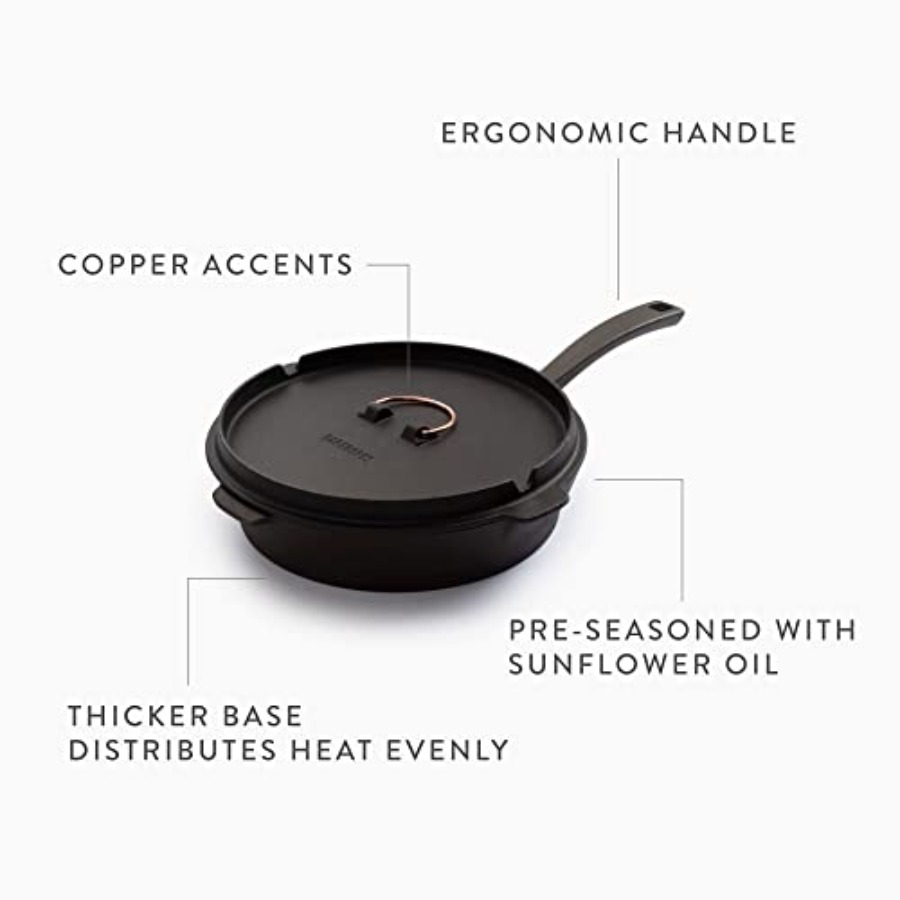 6-Inch All-In-One Cast Iron Sk - Camping Cooking All In One review and price