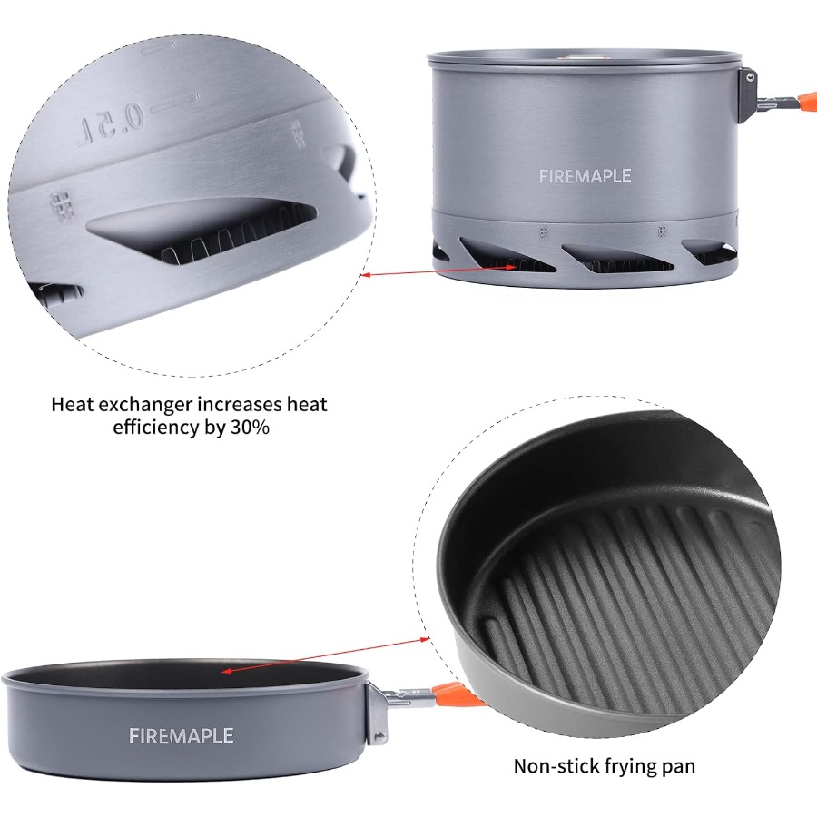 Fire-Maple Feast 4 Piece Campi - Camping Cooking review and price