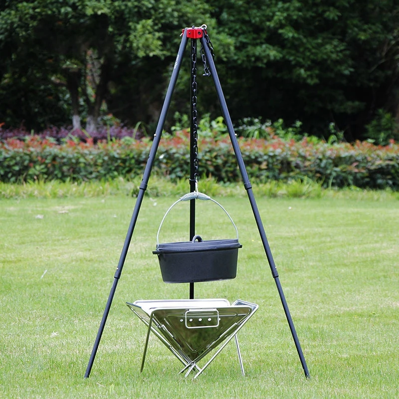 Outdoor Large Bonfire Tripod P - Camping Cooking Pot Large review and price