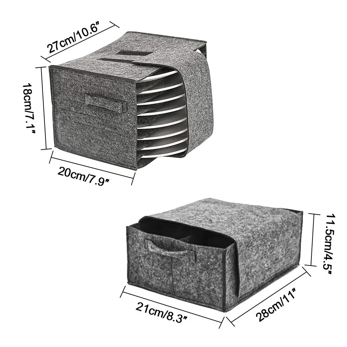 Felt Plate Dish Cup Storage Ba - Camping Cooking Meals review and price