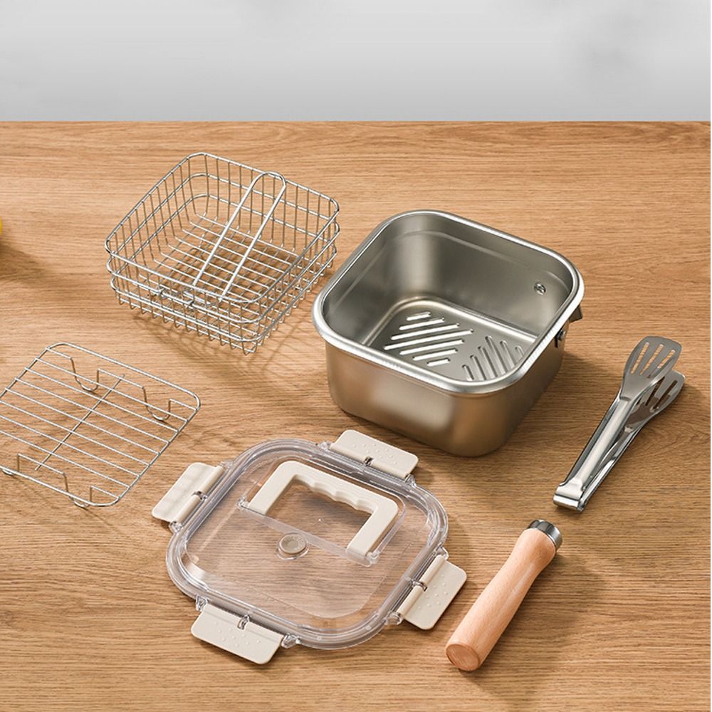 Portable Stainless Steel Fryin - Camping Cooking Candle review and price