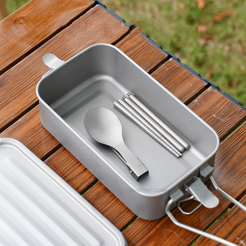 Outdoor Pure Titanium Square L - Mess Kit Titanium review and price