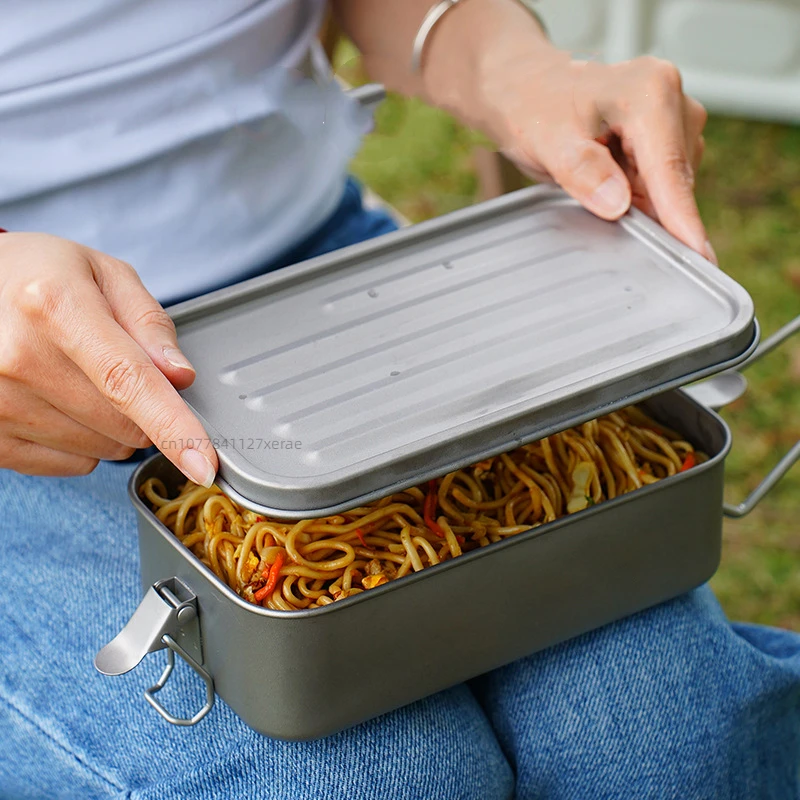 Outdoor Pure Titanium Square L - Mess Kit Titanium review and price