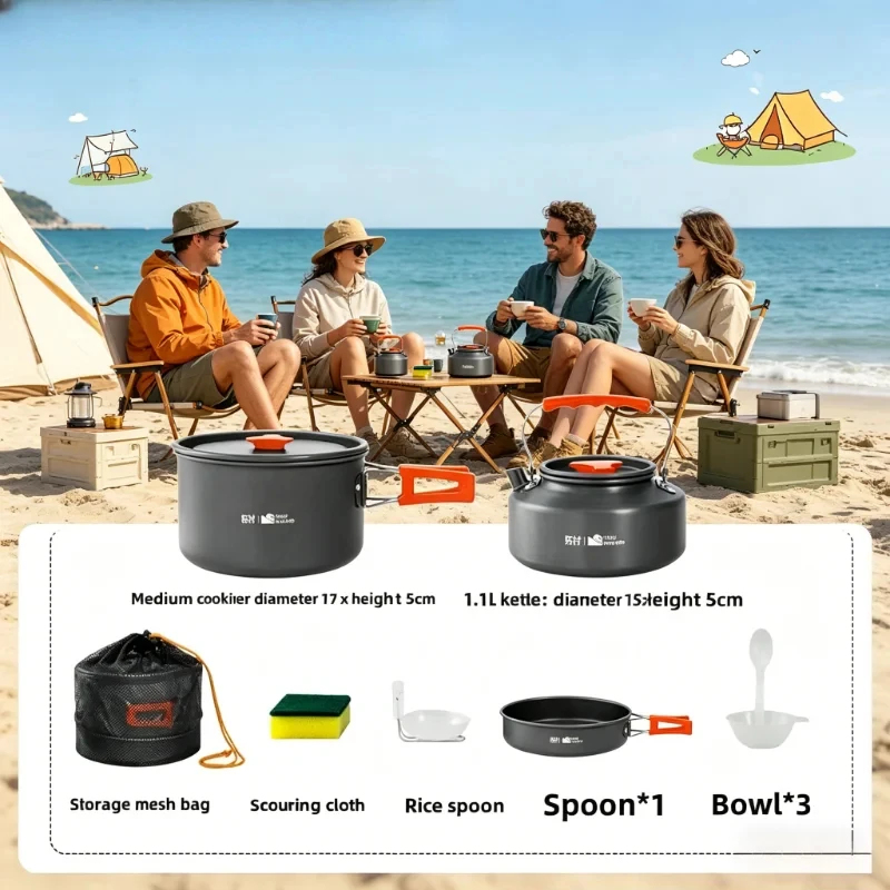 Camping Cookware Set Outdoor P - Camping Cooking All In One review and price