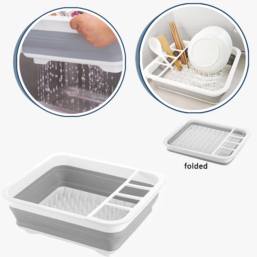 Foldable Dish Drainer Bowl Rac - Camping Cooking Meals review and price