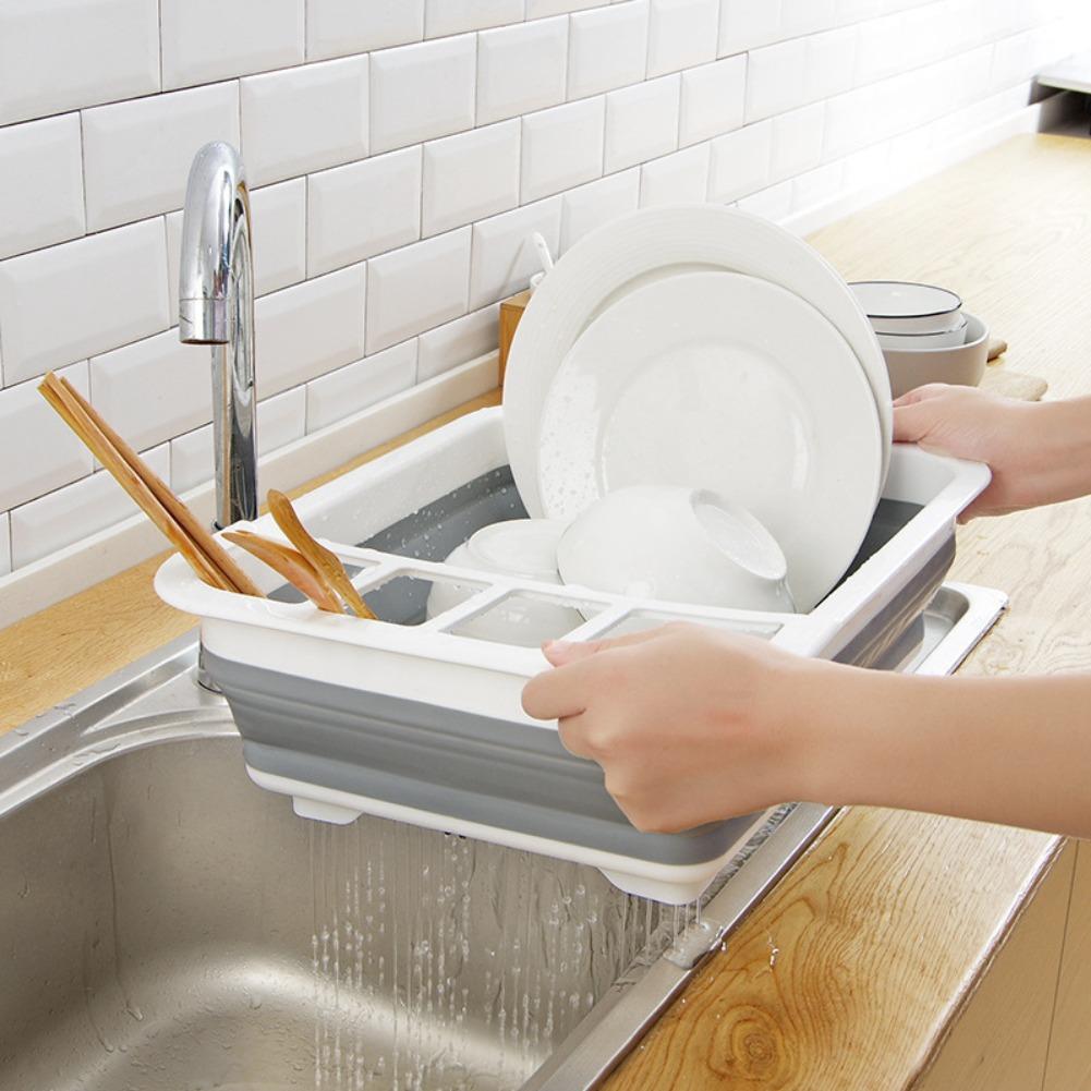 Foldable Dish Drainer Bowl Rac - Camping Cooking Meals review and price