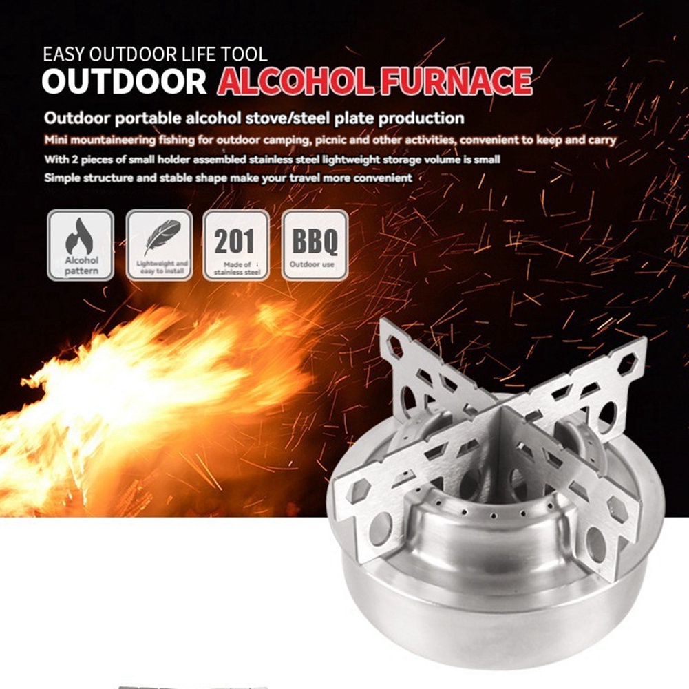 Portable Mini Alcohol Stove Cr - Camping Cooking Multi Tool review and price