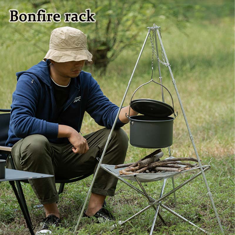 Camping Bonfire Tripod Portabl - Camping Cooking Multi Tool review and price