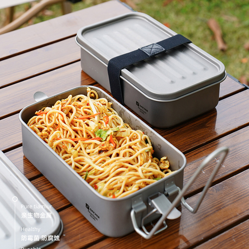 900ml Sealed Titanium Lunch Ca - Mess Kit Titanium review and price
