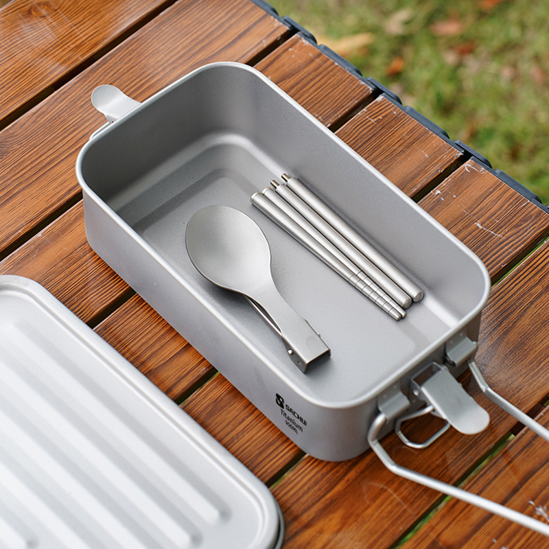 900ml Sealed Titanium Lunch Ca - Mess Kit Titanium review and price