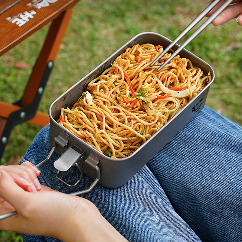 900ml Sealed Titanium Lunch Ca - Mess Kit Titanium review and price