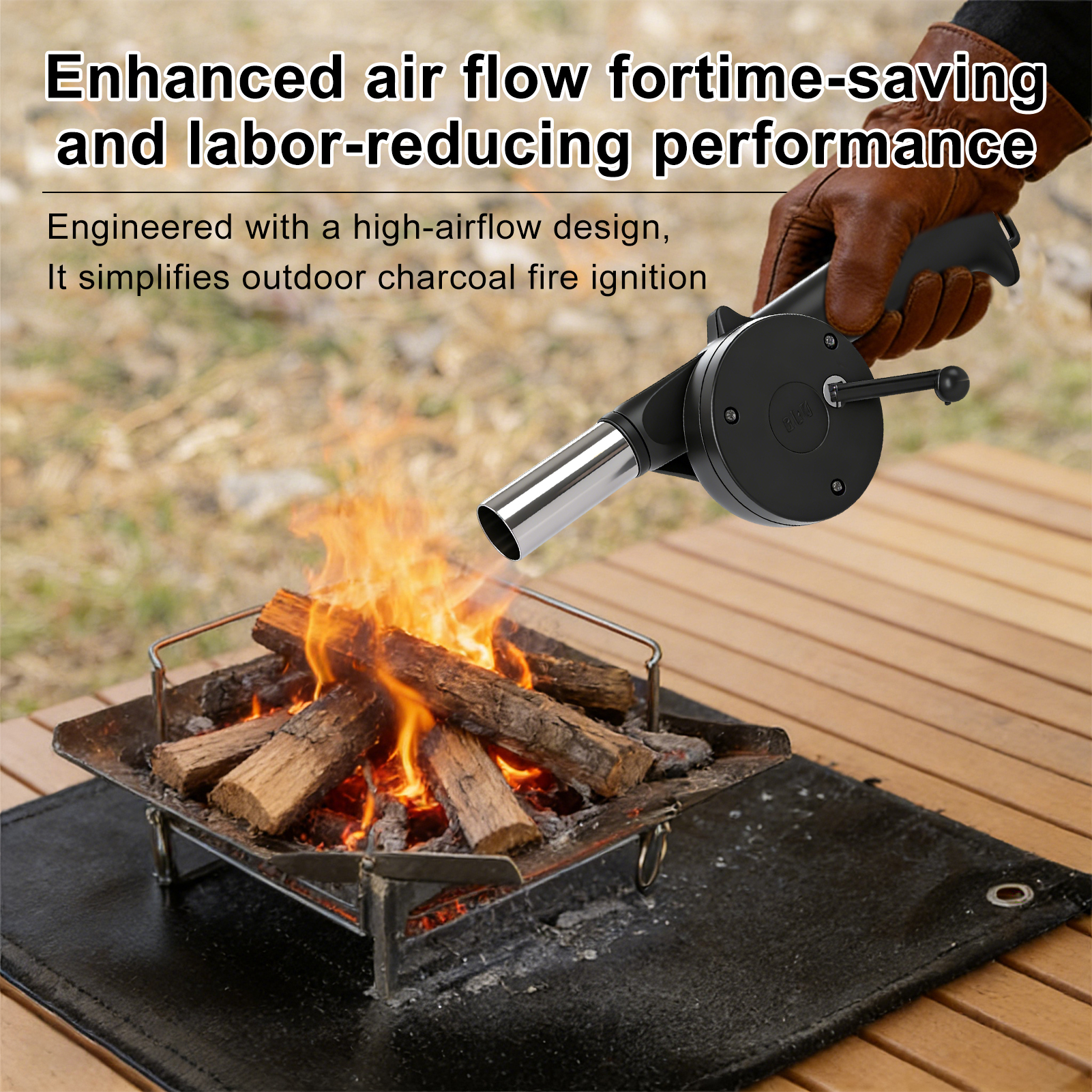 Outdoor Cooking BBQ Fan Air Bl - Camping Cooking Without Gas review and price