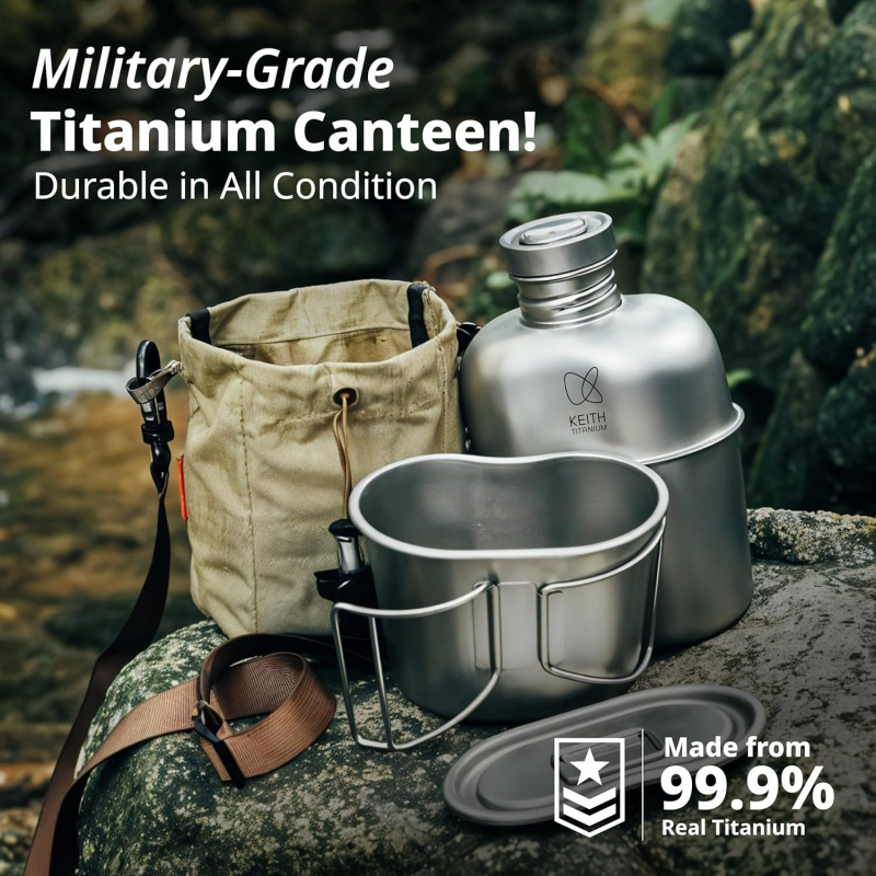 Keith Titanium Bottle Outdoor  - Mess Kit Titanium review and price