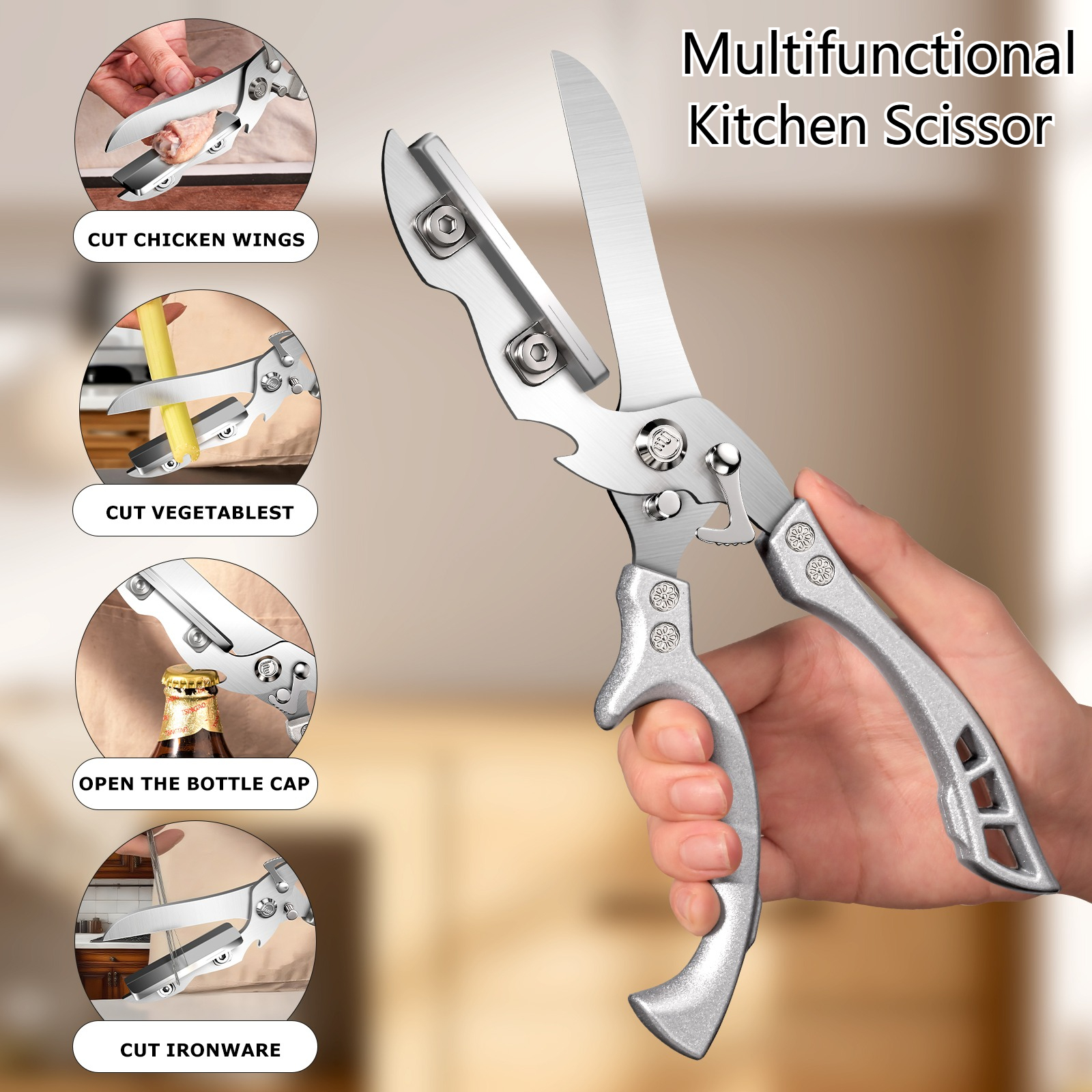 Multifunctional Kitchen Scisso - Camping Cooking All In One review and price