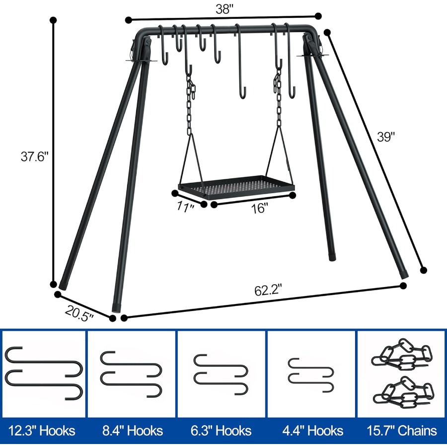 RELIANCER Grill SwingCampfire  - Camping Cooking review and price