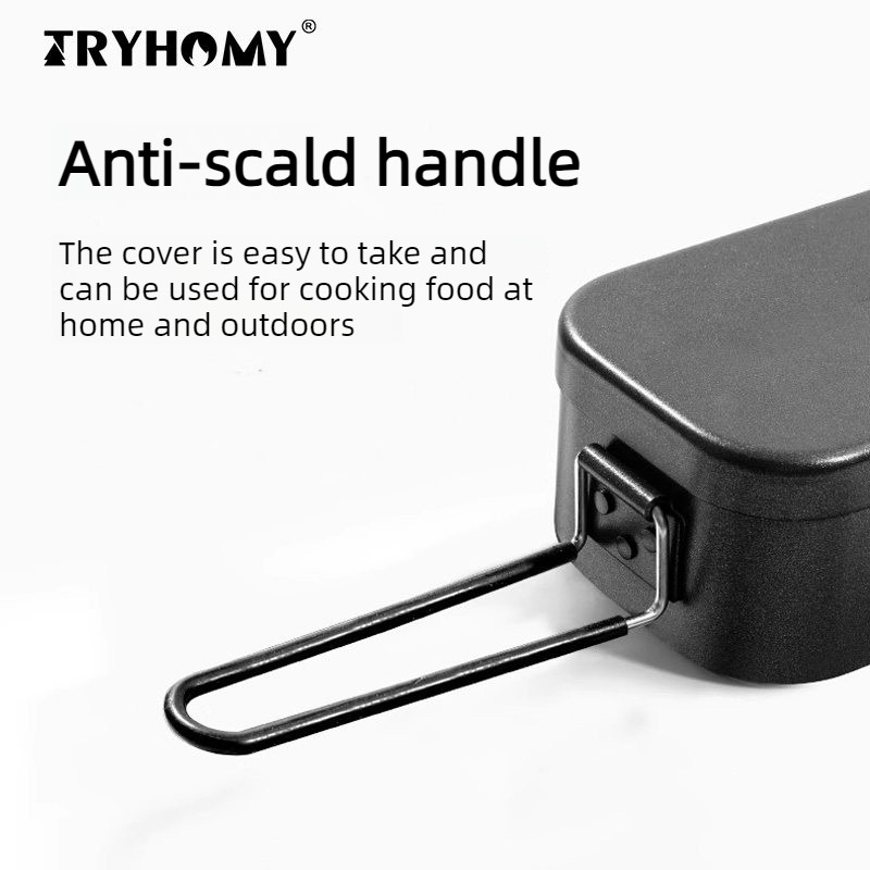 800ML Lunch Box Stainless Alum - Mess Kit Titanium review and price