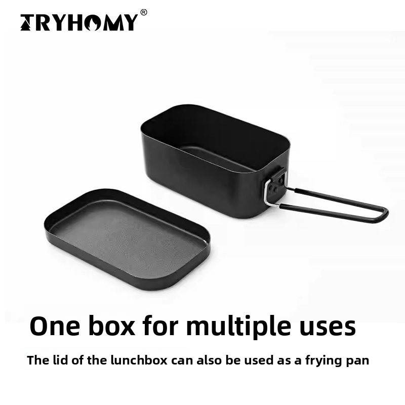 800ML Lunch Box Stainless Alum - Mess Kit Titanium review and price