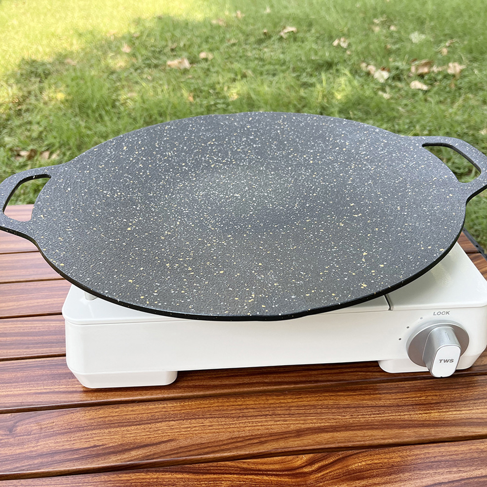 Oil Frying Baking Pan Non-stic - Camping Cooking Without Gas review and price
