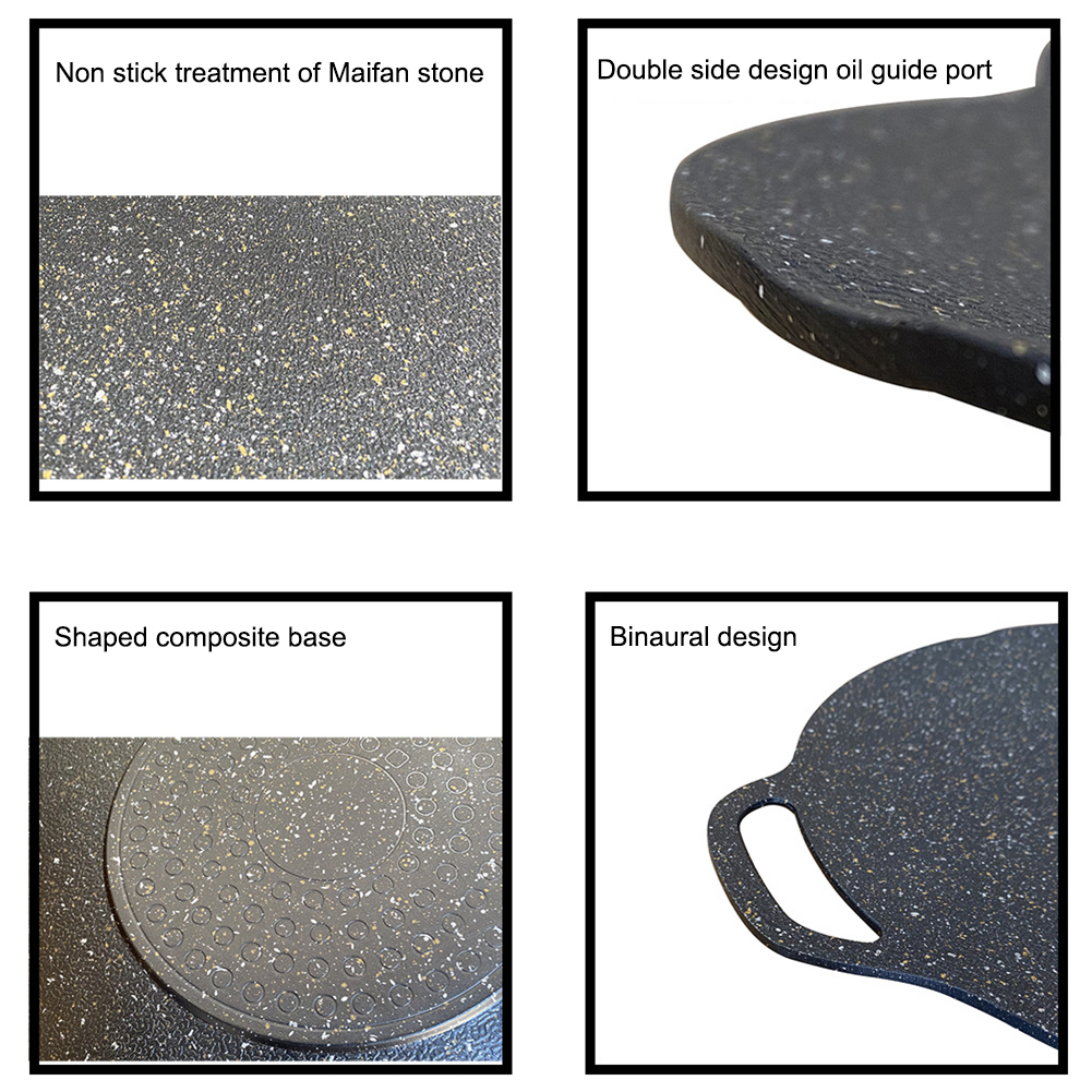 Oil Frying Baking Pan Non-stic - Camping Cooking Without Gas review and price