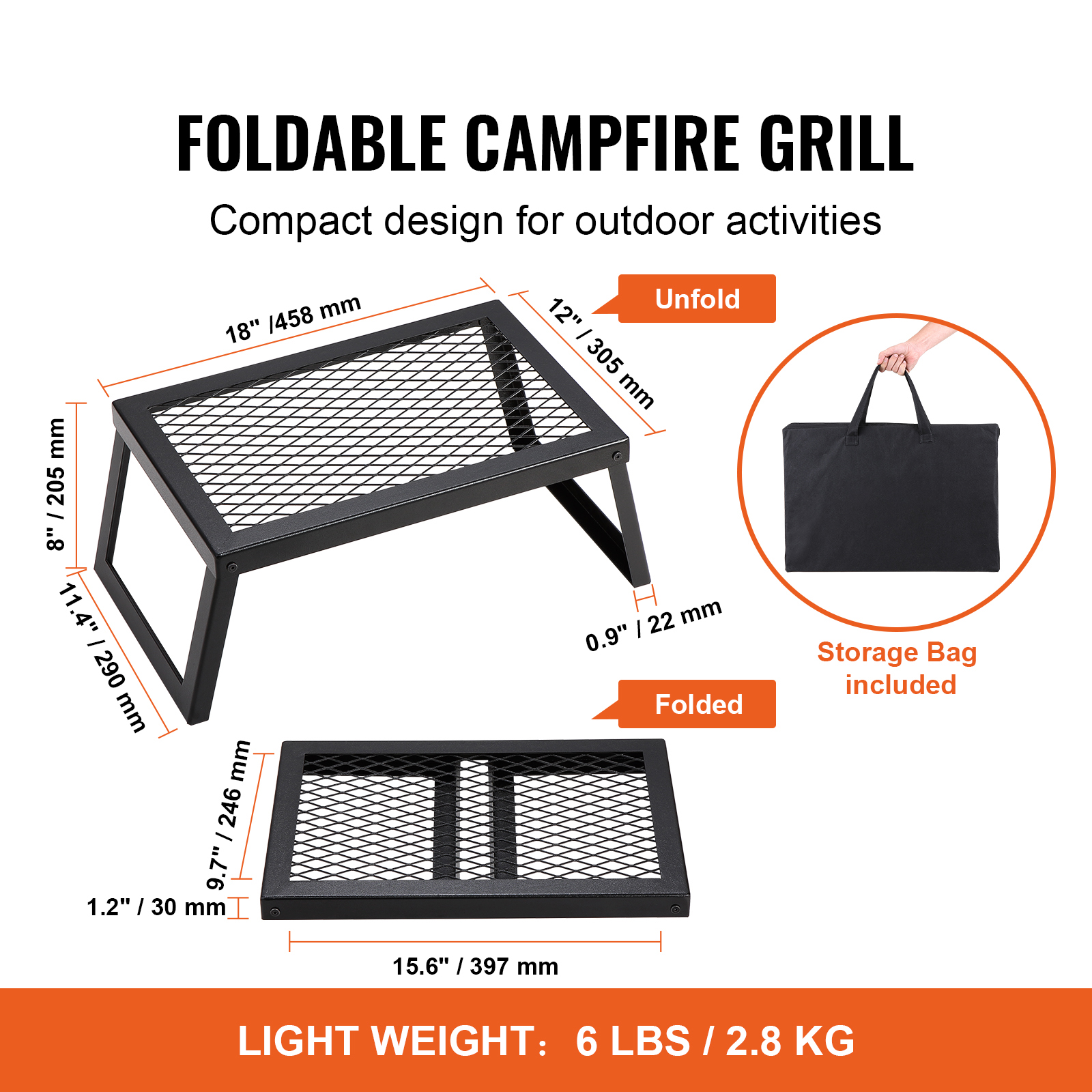 SucceBuy 18/24in Barbecue Char - Camping Cooking review and price