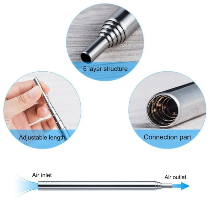 Stainless Steel Blowpipe Pocke - Camping Cooking Candle review and price