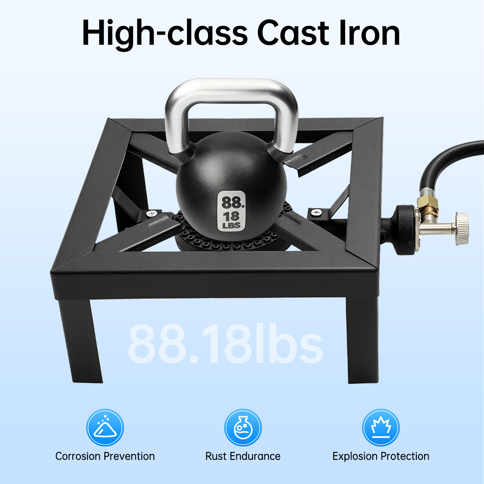 Portable Single Burner Outdoor - Camping Cooking Cast Iron review and price