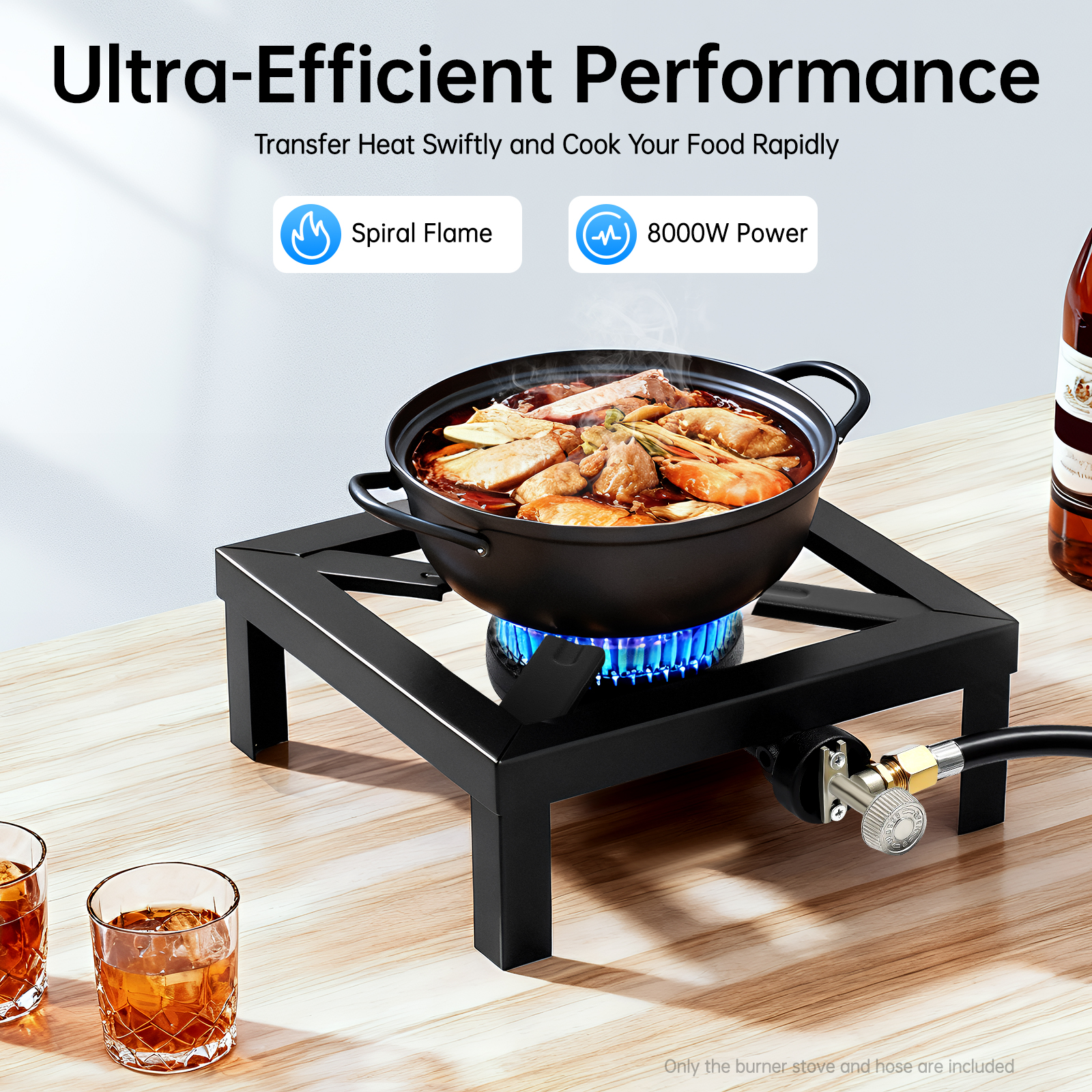 Portable Single Burner Outdoor - Camping Cooking Cast Iron review and price