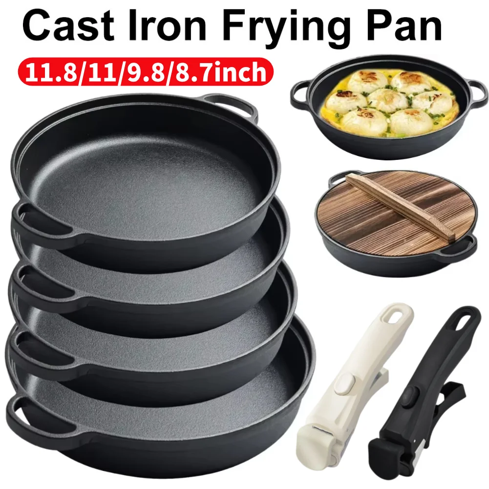8.7/9.8/11/11.8inch Cast Iron  - Camping Cooking Cast Iron review and price