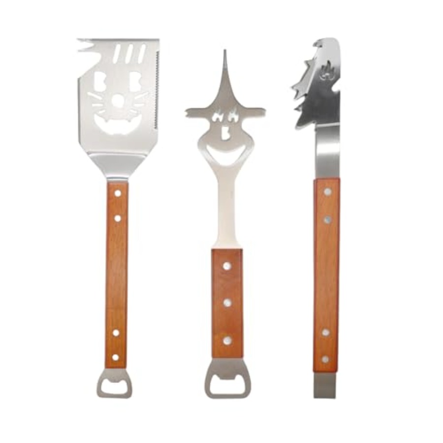 7 in 1 Stainless Steel BBQ Acc - Camping Cooking Tool Set review and price