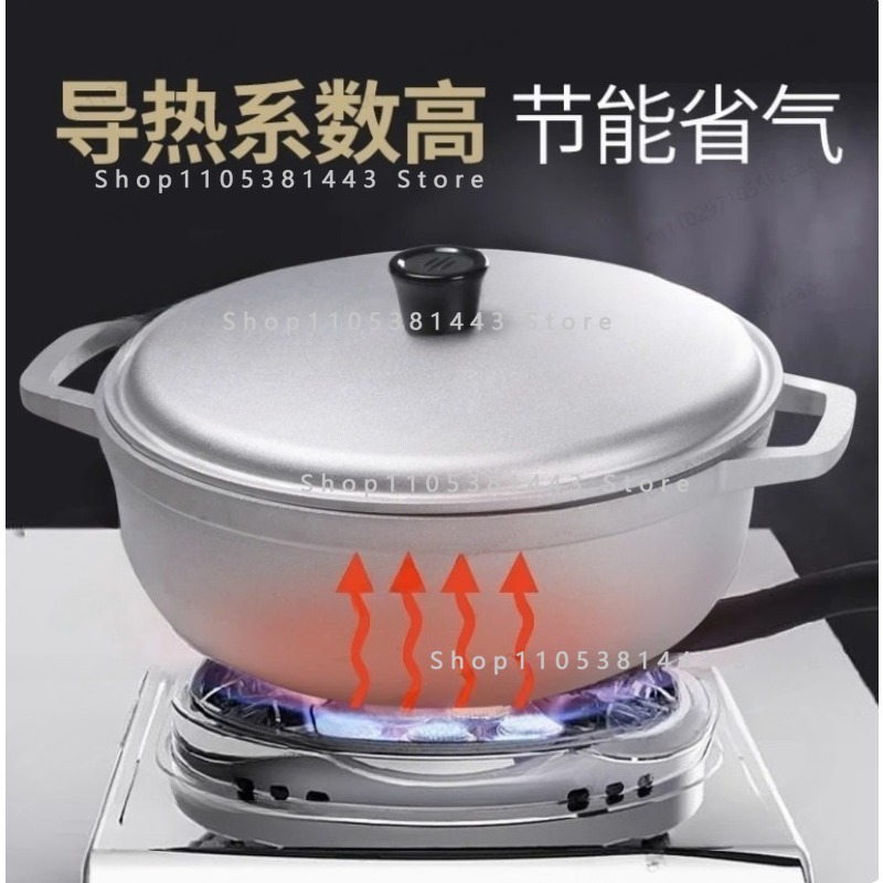 Small Aluminum Alloy Soup Pot  - Camping Cooking Without Gas review and price