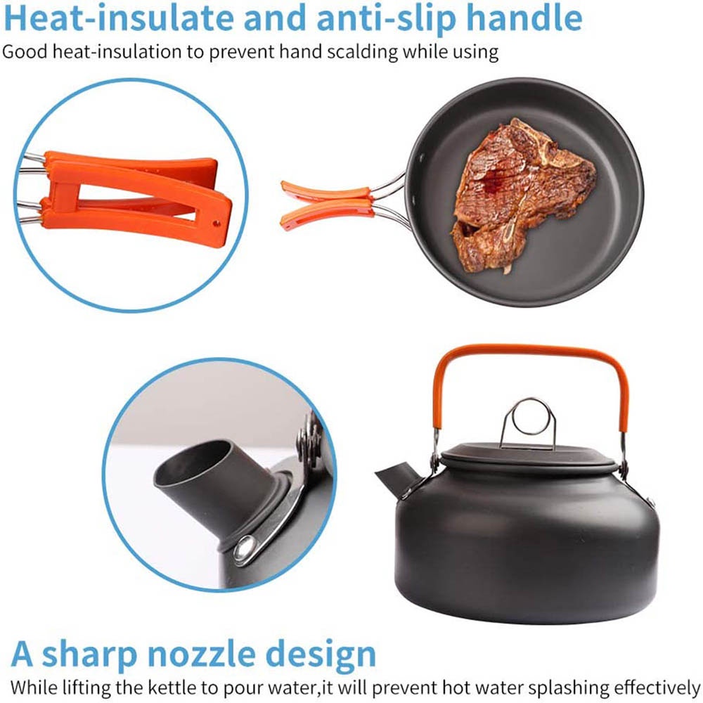 Outdoor camping cooking set, n - Camping Cooking All In One review and price