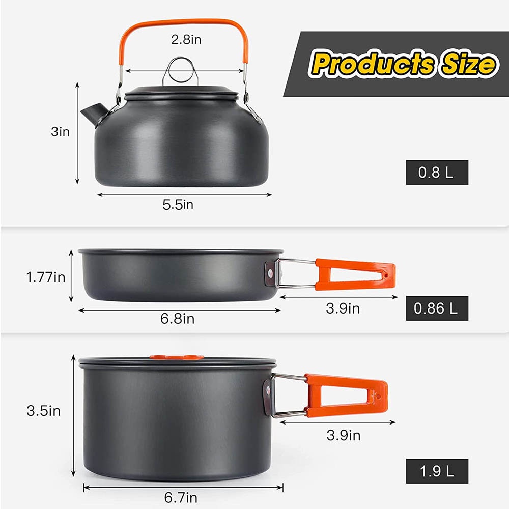 Outdoor camping cooking set, n - Camping Cooking All In One review and price