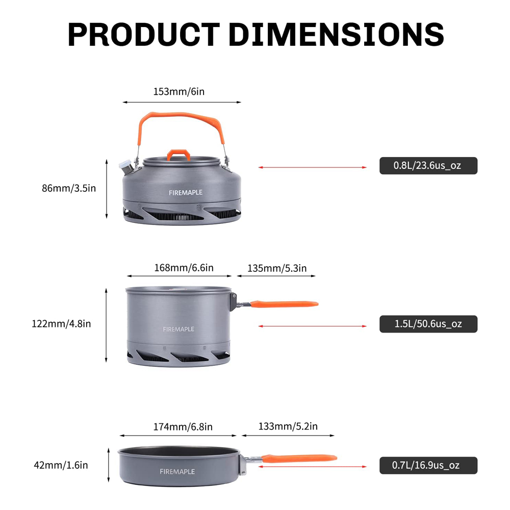 Fire Maple Camping Cookware Ut - Mess Kit Titanium review and price